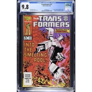 Marvel Comics: Transformers #17 (1986) CGC 9.8   In Disguise!  864013